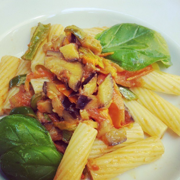 Pasta con verdure