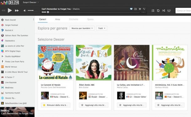 deezer bimbi